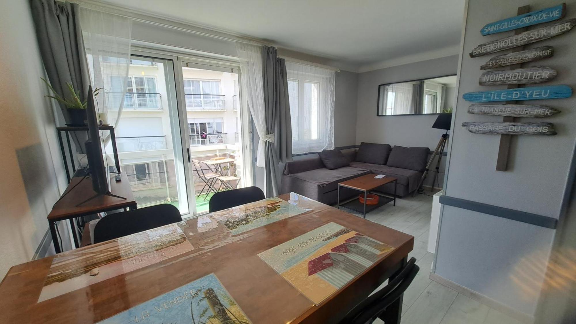 Couchant Radieux Appartement 2 Pieces 4 Personnes Vue Mer Saint-Jean-de-Monts Exterior foto